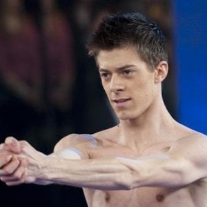 Denny Lodi durante una puntata di Amici 10