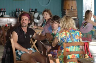 Francesco Montanari e Libero De Rienzo in una scena di Tutti al mare