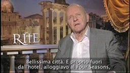 Il rito - Intervista Anthony Hopkins 1