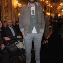 Luca Calvani alla sfilata di Massimo Rebecchi