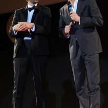 Taormina Film Fest 2010: Luca Calvani accanto a Colin Firth.