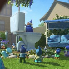 Una sequenza del film Gnomeo & Juliet