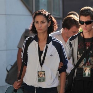 Rachida Brakni e Cyril Descours in coppia nel film La ligne droite