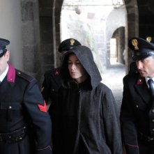 Stefania Rocca nel ruolo di Edda Ciano in una scena del film tv Edda Ciano e il comunista