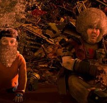 Una scena di Marte cerca mamme