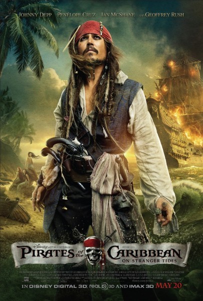 Locandina Di Pirati Dei Caraibi Oltre I Confini Del Mare Dedicata A Jack Sparrow 196520