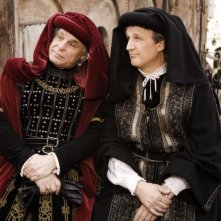 Michele Placido e Paolo Hendel nella commedia Amici miei - come tutto ebbe inizio