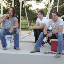 Taylor Kitsch, Scott Porter e Derek Phillips in una scena dell'espisodio finale di Friday Night Lights Always