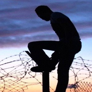 Un'inquietante immagine di Budrus