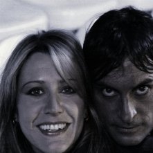 Claudio del Falco e Valeria Mei sul set di RABBIA IN PUGNO di Stefano Calvagna