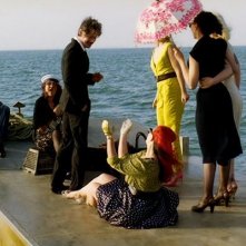 Mathieu Amalric in una scena del film Tournée