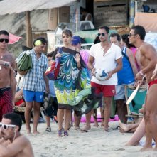 Paola Cortellesi e Raoul Bova in una scena del film Nessuno mi può giudicare