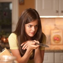 Lucy Hale in una scena di Scream 4