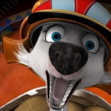 Belka in una simpatica immagine di Space Dogs 3D