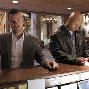 Chris O'Donnell e LL Cool J alla reception nell'episodio Harm's Way di NCIS: Los Angeles