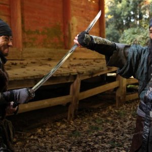 Masanori Mimoto e Mitsuki Koga in una scena di Kunoichi