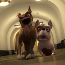 Una divertente immagine di Space Dogs 3D