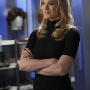 Yvonne Strahovski in un momento dell'episodio Chuck vs The First Bank of Evil
