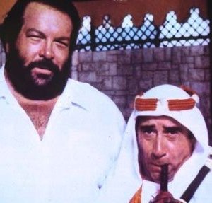 Enzo Cannavale con Bud Spencer in Piedone d'Egitto