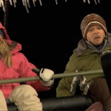 Emma Bell e Shawn Ashmore in una sequenza di Frozen