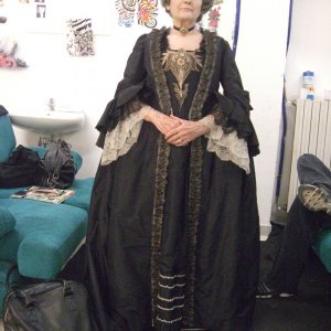 Emiliana Franzone sul set di Io, Don Giovanni