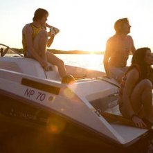 Shiloh Fernandez, Ashley Greene e Heath Freeman, protagonisti del film Skateland