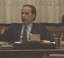 Un giovane Silvio Berlusconi  in una scena del documentario Silvio Forever