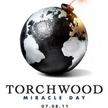 Un poster della stagione 4 di Torchwood, intitolata Miracle Day
