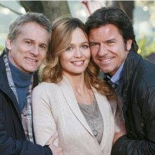 Giulio Scarpati, Paolo Conticini e Francesca Cavallin in Un medico in famiglia 7