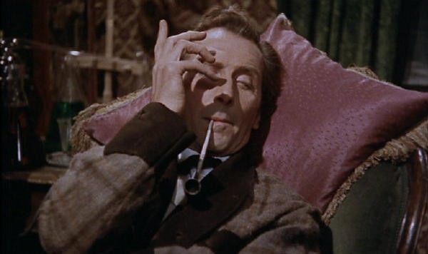 Peter Cushing In Una Scena Del Film La Furia Dei Baskerville 197680