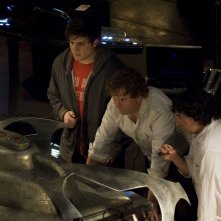 David Blue, Peter Kelamis e Patrick Gilmore nell'episodio Deliverance di Stargate Universe