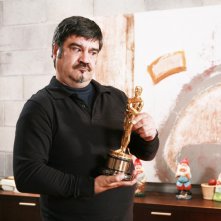 Francesco Pannofino in una scena divertente di Boris il film