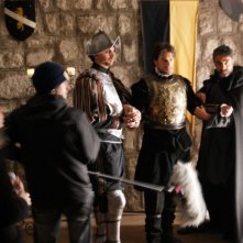 Giuseppe Milazzo Andreani in una foto di  scena del pilot Tv Il signore del crepuscolo