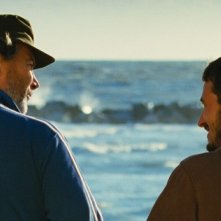 Paolo Sassanelli e Matteo Petrini nella commedia Questo mondo è per te