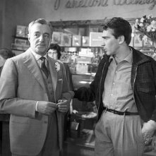 Chiari e De Sica sul set de La ragazza di Piazza San Pietro - tratta dal libro Walter Chiari, un animale da palcoscenico di Michele Sancisi, Mediane editore