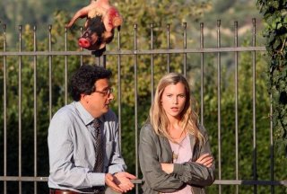 Massimo De Lorenzo con Chiara Francini nella commedia C'è chi dice no