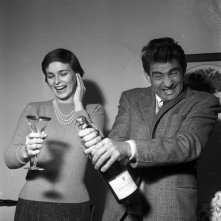 Walter Chiari Festeggia Il Capodanno 1954 Con Lucia Bose Tratta Dal Libro Walter Chiari Un Animale D 198268