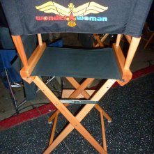 Un'immagine dal set della nuova serie Wonder Woman