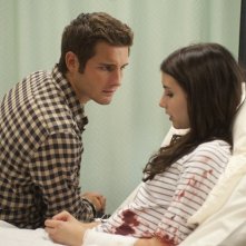 Un'insanguinata Emma Roberts in ospedale in Scream 4