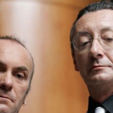 Gianfranco Gallo e Patrick Rossi Gastaldi in una scena del film A Sud di New York