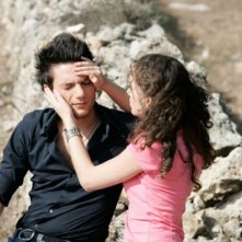 Luca e Carmen Napolitano in una scena del film A Sud di New York