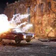 Una immagine della Dodge Charger turbo nel film Drive Angry