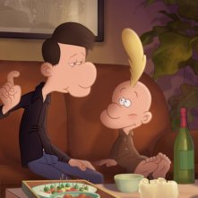 Titeuf, il film: Titeuf fa uno spuntino con il papà in una scena del film animato