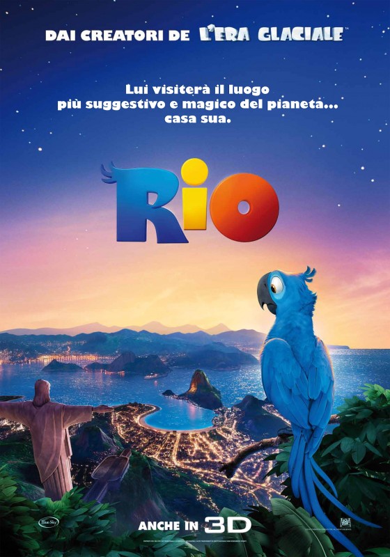 Poster Italiano Per Il Film D Animazione Rio 198929