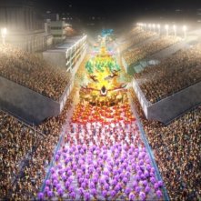 Una colorata sequenza del film Rio in 3D