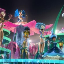 Una scintillante sequenza del film Rio in 3D