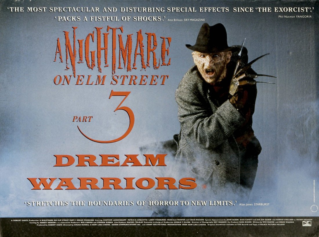 Wallpaper Robert Englund E Freddy Krueger In Nightmare 3 I Guerrieri Del Sogno 199140