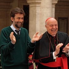 Nanni Moretti accanto a Renato Scarpa in una scena del suo Habemus Papam