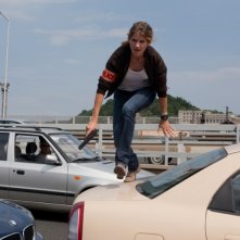 Alice Taglioni in una sequenza del film La proie