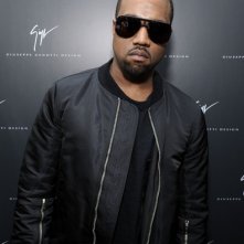 Kanye West ad un evento fashion di Giuseppe Zanotti